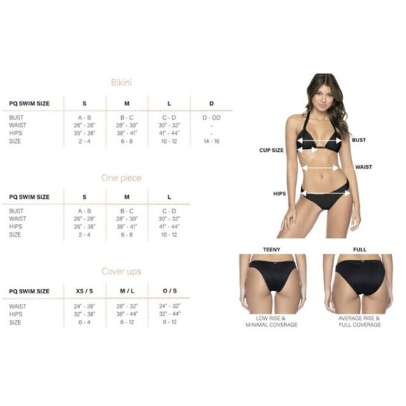 New PQ Swim Del Mar Palms Print Knot Cutout One-Piece Swimsuit NWT Large - Picture 8 of 14